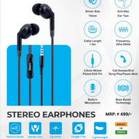 Stereo Earphones with mic