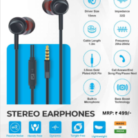 Passive Noise Isolation In-Ear Earphones