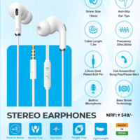 Earphones with built-in-microphone
