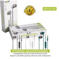 Wired Earphones Compatible with Portable Gaming Devices & PCs