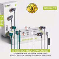 Type-C Wired Earphones Compatible with All Mobile Phones